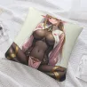 かわいい女の子デザインクッションカバー - 18x18インチ | Okomall