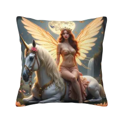 Enchanted Forest Fairy Pillow Cover - Okomall