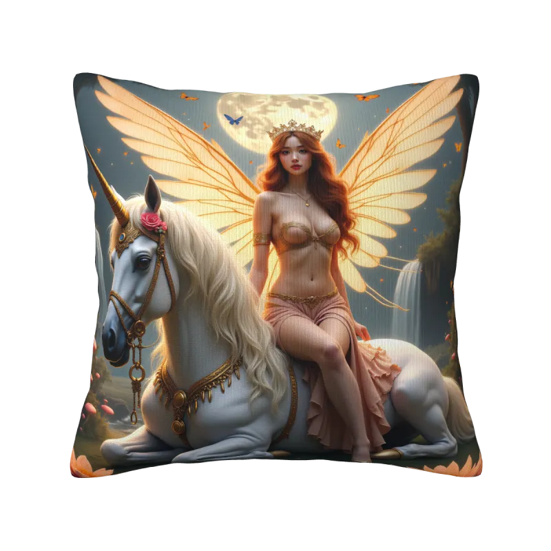 Housse de coussin de fée de la forêt enchantée - Okomall