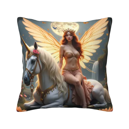Housse de coussin de fée de la forêt enchantée - Okomall