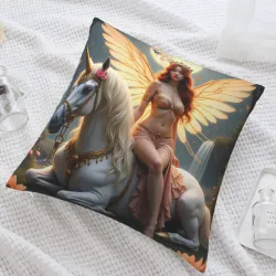 Housse de coussin de fée de la forêt enchantée - Okomall