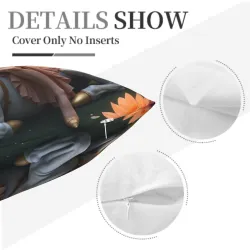 Funda de cojín de hadas del bosque encantado - Okomall