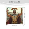 Roman Warrior Plush Pillow Cover - Okomall
