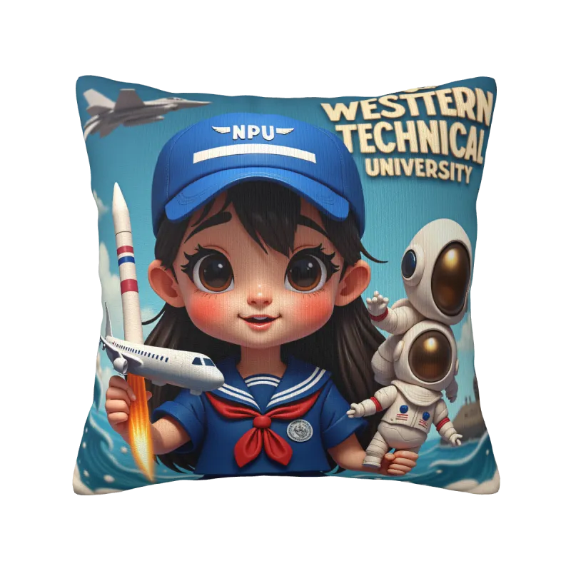 Cute Astronaut Plush Pillow Cover - Okomall