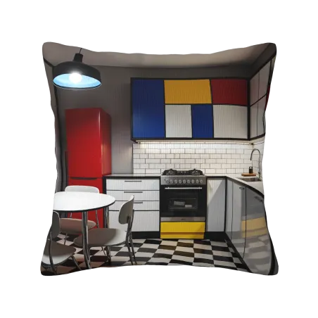 Vintage Geometric Plush Pillow Cover - Okomall