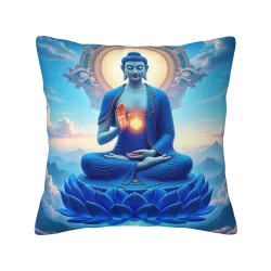 Federa per cuscino in peluche con motivo cielo stellato - Okomall