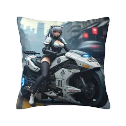 Federa di cuscino stile cyberpunk per ragazza - Okomall