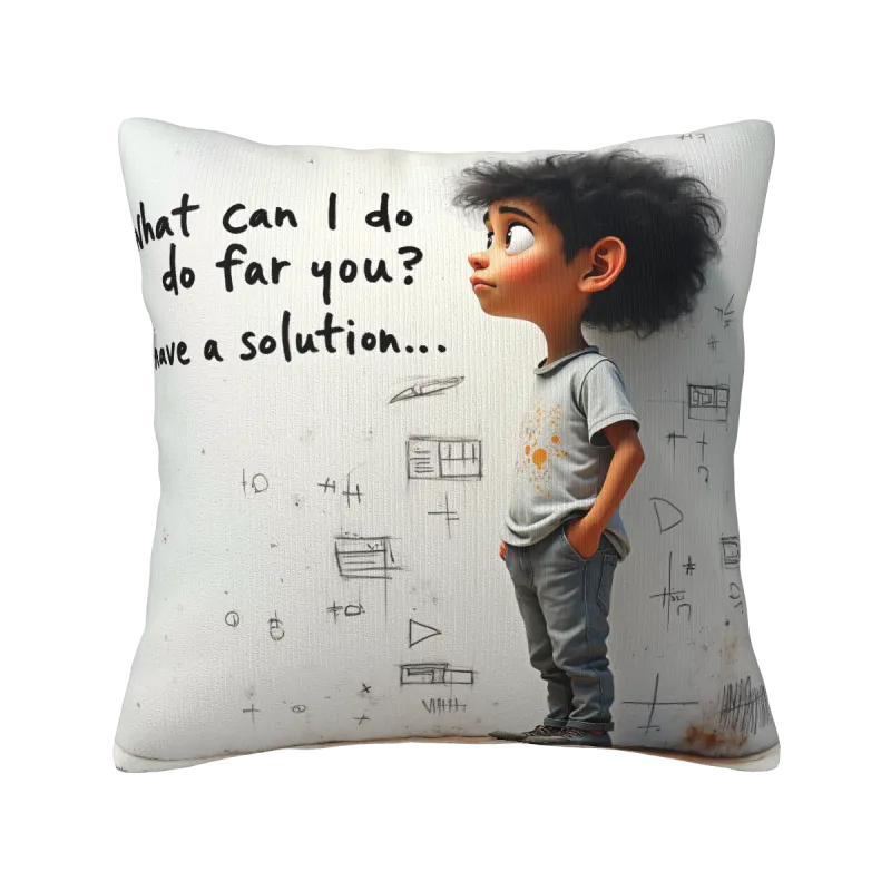 Creative Abstract Figure Pillow Cover - Okomall