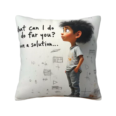 Creative Abstract Figure Pillow Cover - Okomall