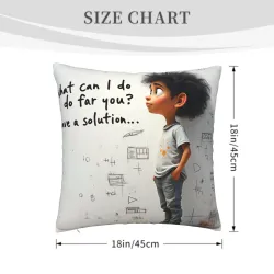 Creative Abstract Figure Pillow Cover - Okomall