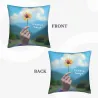 Housse de coussin en peluche à motif imprimé recto verso - [Nom du motif] | OKOMALL