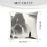 Zen-Berglandschaft-Plüsch-Kissenbezug - Okomall