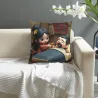 Housse de coussin en peluche à motif de dessin animé mignon - Okomall