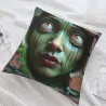 詭異毛絨抱枕套 - 18x18英寸 | Okomall