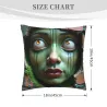 Unheimlicher Plüsch-Kissenbezug - 18x18 Zoll | Okomall