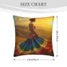 Housse de Coussin en Peluche Motif Fée Arc-en-ciel Rêveuse - Okomall