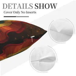 Housse de Coussin en Peluche Motif Fée Arc-en-ciel Rêveuse - Okomall