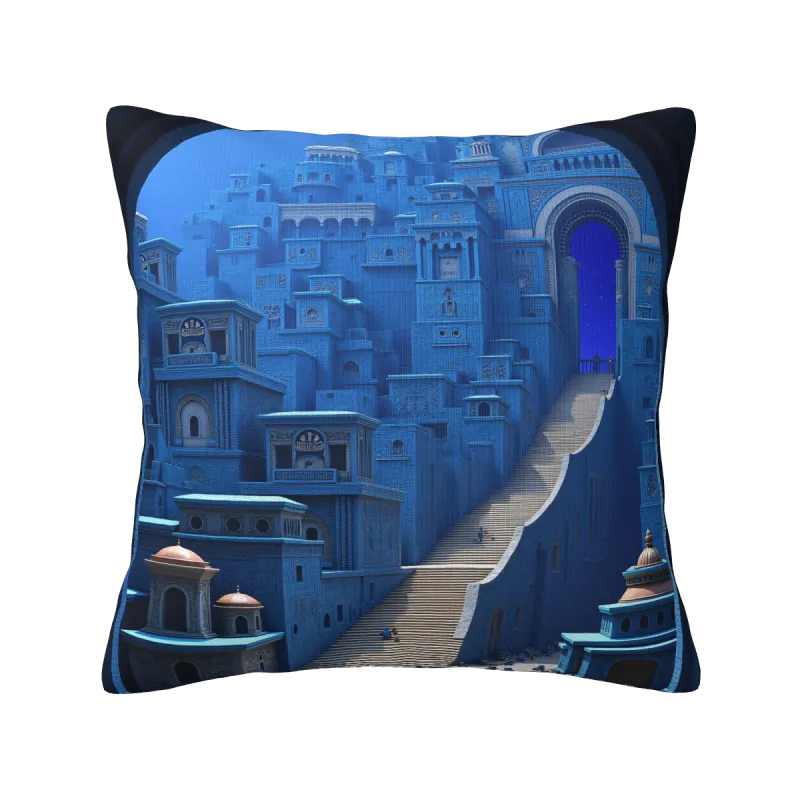 ドリームステア プラッシュ クッションカバー - 18x18インチ | Okomall