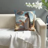 Housse de Coussin Zen Aquarelle - Lotus Paisible | OKOMALL