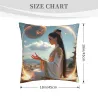 Housse de Coussin Zen Aquarelle - Lotus Paisible | OKOMALL