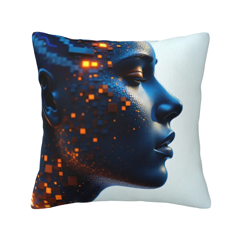 Double-Sided Exquisite Portrait Plush Pillow Cover - Okomall
