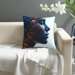 Double-Sided Exquisite Portrait Plush Pillow Cover - Okomall