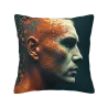 Funda de cojín de peluche con retrato de doble cara - 18x18 pulgadas | okomall