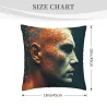 Housse de coussin en peluche à portrait recto verso - 18x18 pouces | okomall
