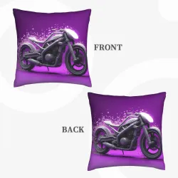 Housse de coussin en peluche à texture goutte d'eau - Okomall