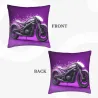 Housse de coussin en peluche à texture goutte d'eau - Okomall