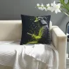 Housse de coussin en peluche avec motif de samouraï - Okomall