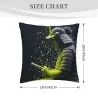 Funda de cojín de peluche con motivo de samurai - Okomall