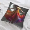 Traumhafte Regenbogen-Mädchen Plüsch Kissenbezug - OkOmall