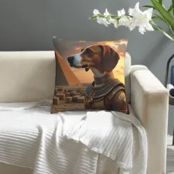 Housse de coussin en peluche de style géométrique abstrait - Okomall
