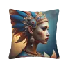 Beautiful Female Portrait Pillow Cover - Okomall