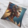 Beautiful Female Portrait Pillow Cover - Okomall