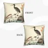 Refuge d'aigrettes - Housse de coussin en peluche | Okomall