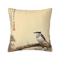 Housse de coussin en peluche à motif recto-verso - 18x18 pouces | Okomall