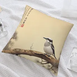 雙面印花毛絨抱枕套 - 18x18英寸 | Okomall