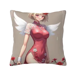 Copri Cuscino in Peluche Stile Lolita - Stampa Completa | Okomall