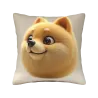 Housse de coussin en peluche de dessin animé - Okomall