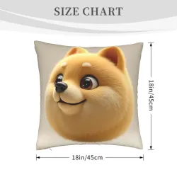 Fodera per cuscino in peluche a cartone animato - Okomall