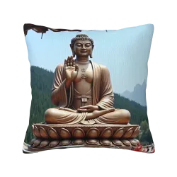 Housse de coussin paysage zen - 18x18 pouces | Okomall