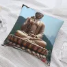禪意風景抱枕套 - 18x18英寸 | Okomall