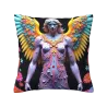 Hermosa funda de cojín de peluche con diseño de ángel - Okomall