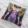 精美天使圖案毛絨抱枕套 - Okomall