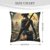 Funda de Almohada de Peluche Cyber Samurai - Okomall