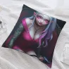 Dark Gothic Girl Plush Pillow Cover - Okomall