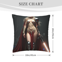 Dark Knight Warrior Pillow Cover - All-Over Print | Okomall