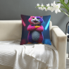 사랑스러운 털복숭이 고양이 쿠션 커버 - 18x18인치 | OKOMALL